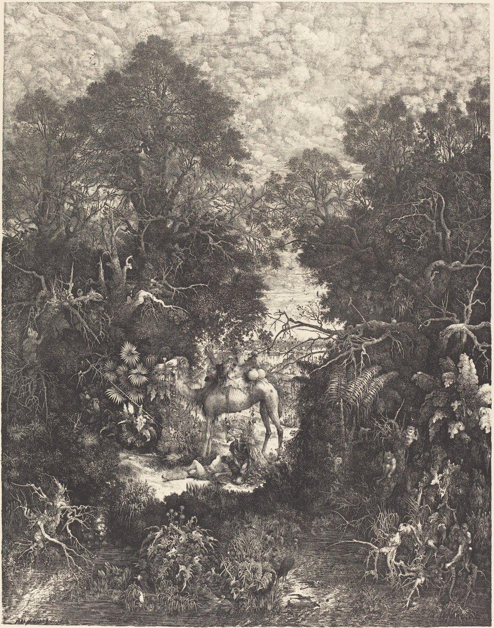 The Good Samaritan by Rodolphe Bresdin