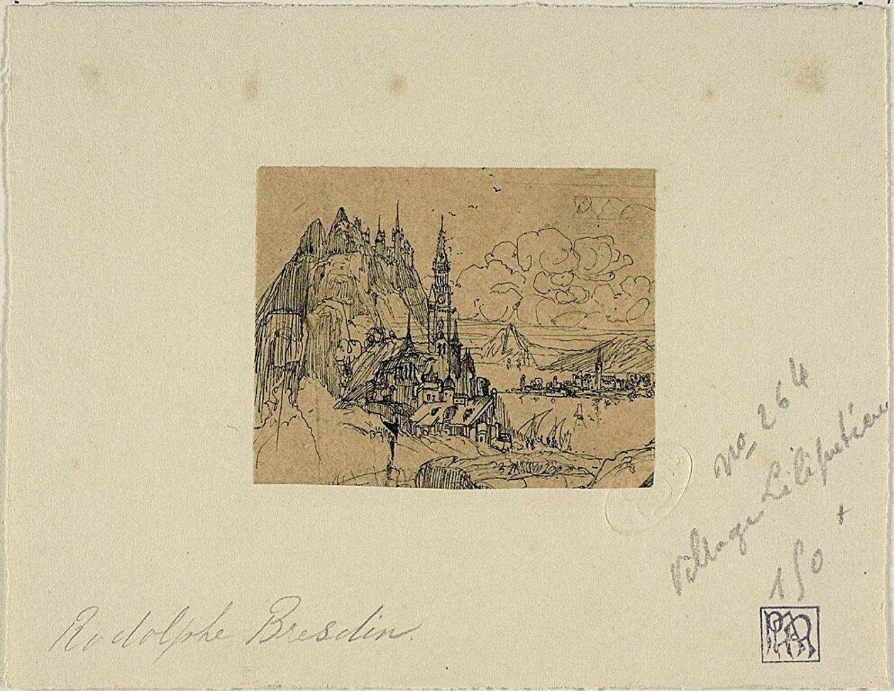 The Lilliputian Village by Rodolphe Bresdin