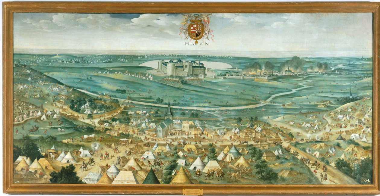 Fire in the Town of Hayn by Rodrigo de Holanda