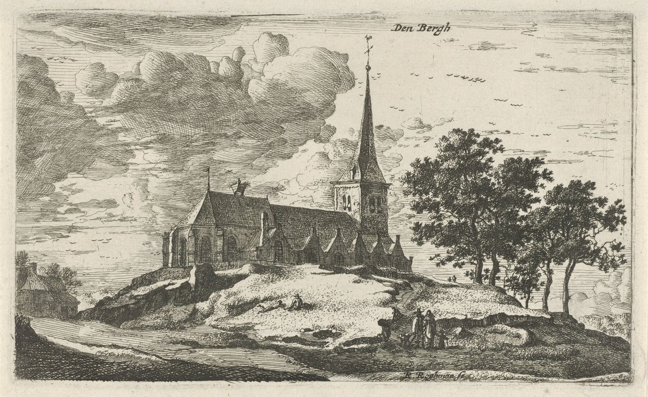 Church in Nederhorst den Berg (Village Views in the Northern Netherlands) by Roelant Roghman
