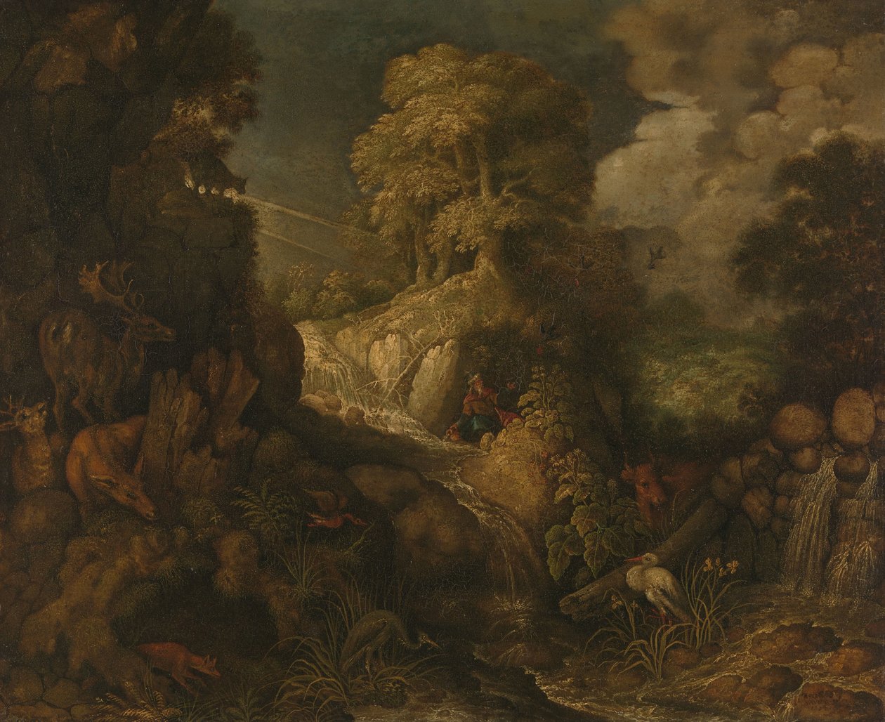 Elijah Fed by the Ravens by Roelant Savery (workshop of)