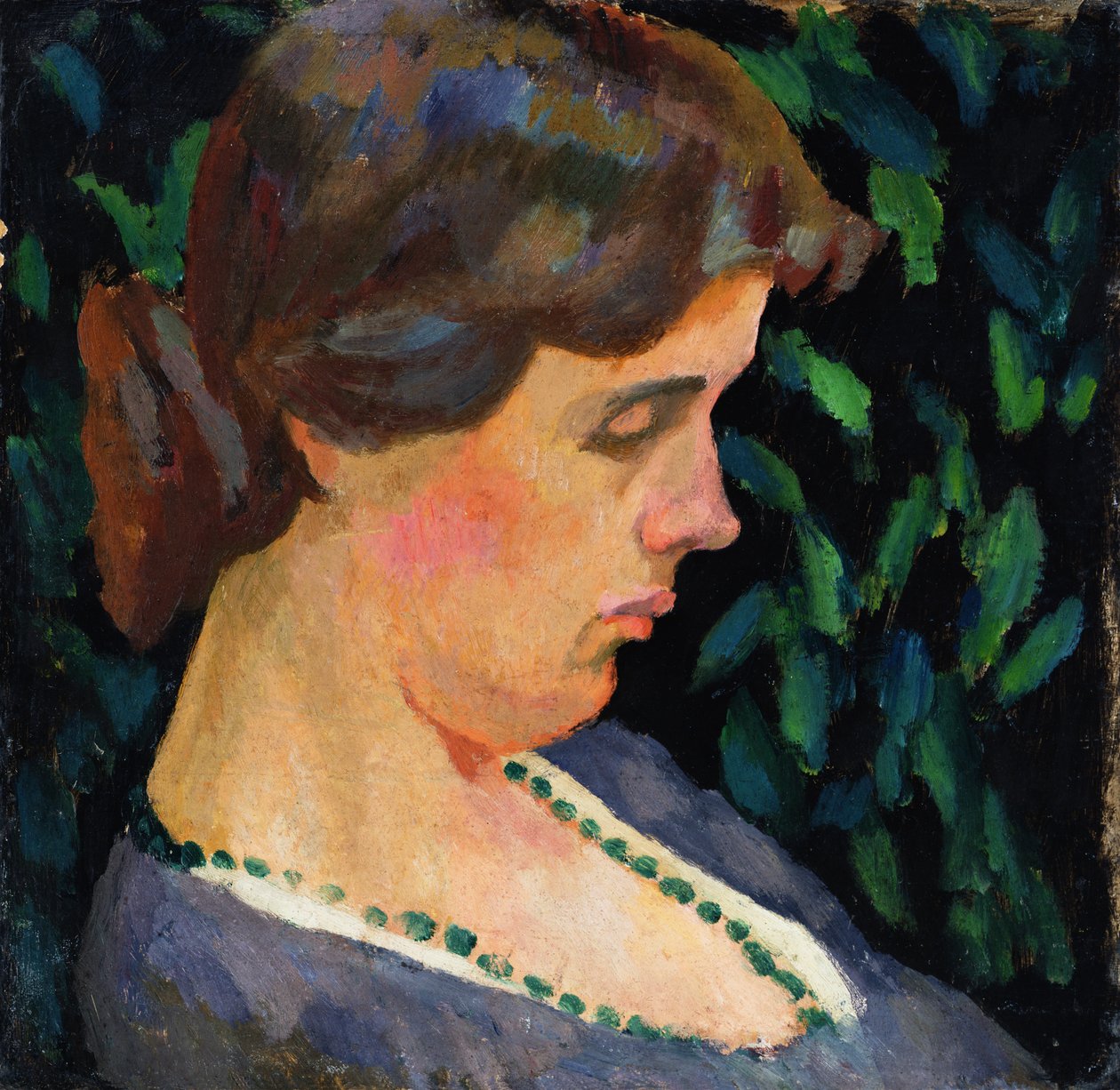 Portrait of Vanessa Bell, 1911 by Roger Eliot Fry