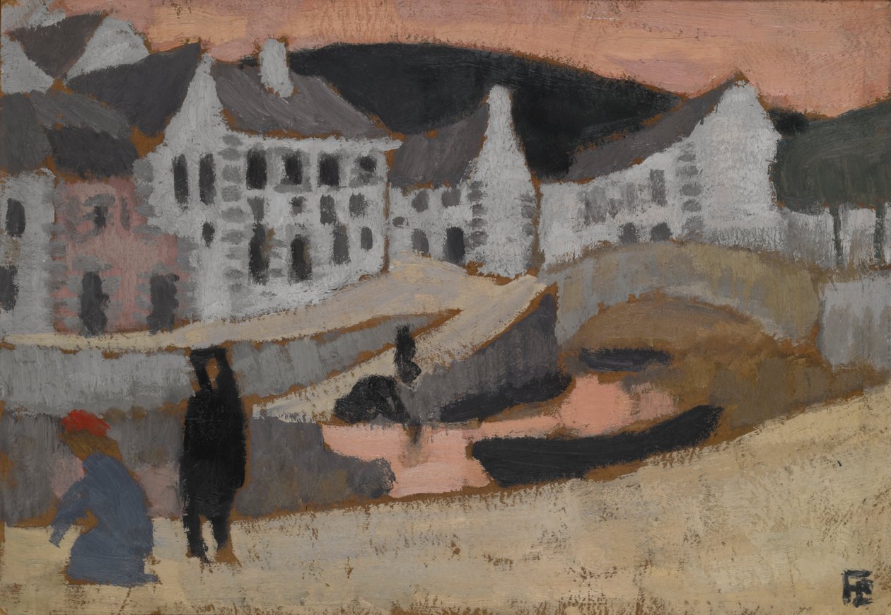 The Canal, Brittany Landscape by Roger de La Fresnaye