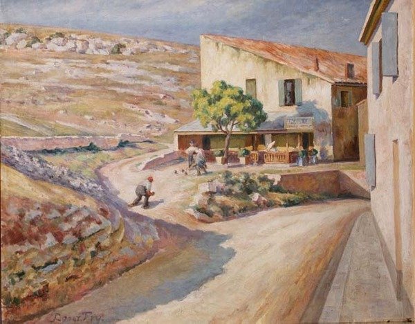 A Game of Bowls, c.1920 by Roger Eliot Fry