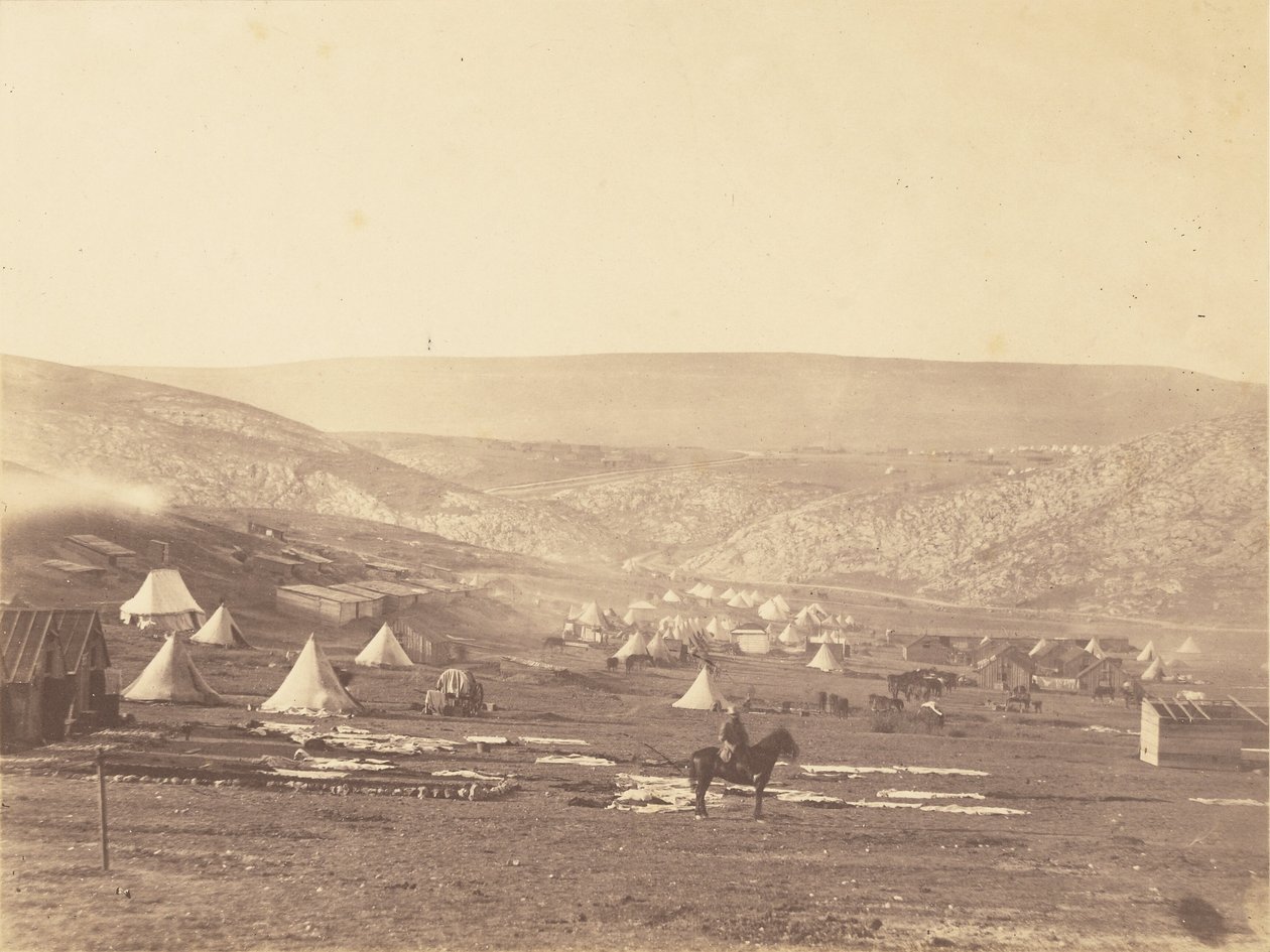 Cavalry Camp, Balaklava by Roger Fenton