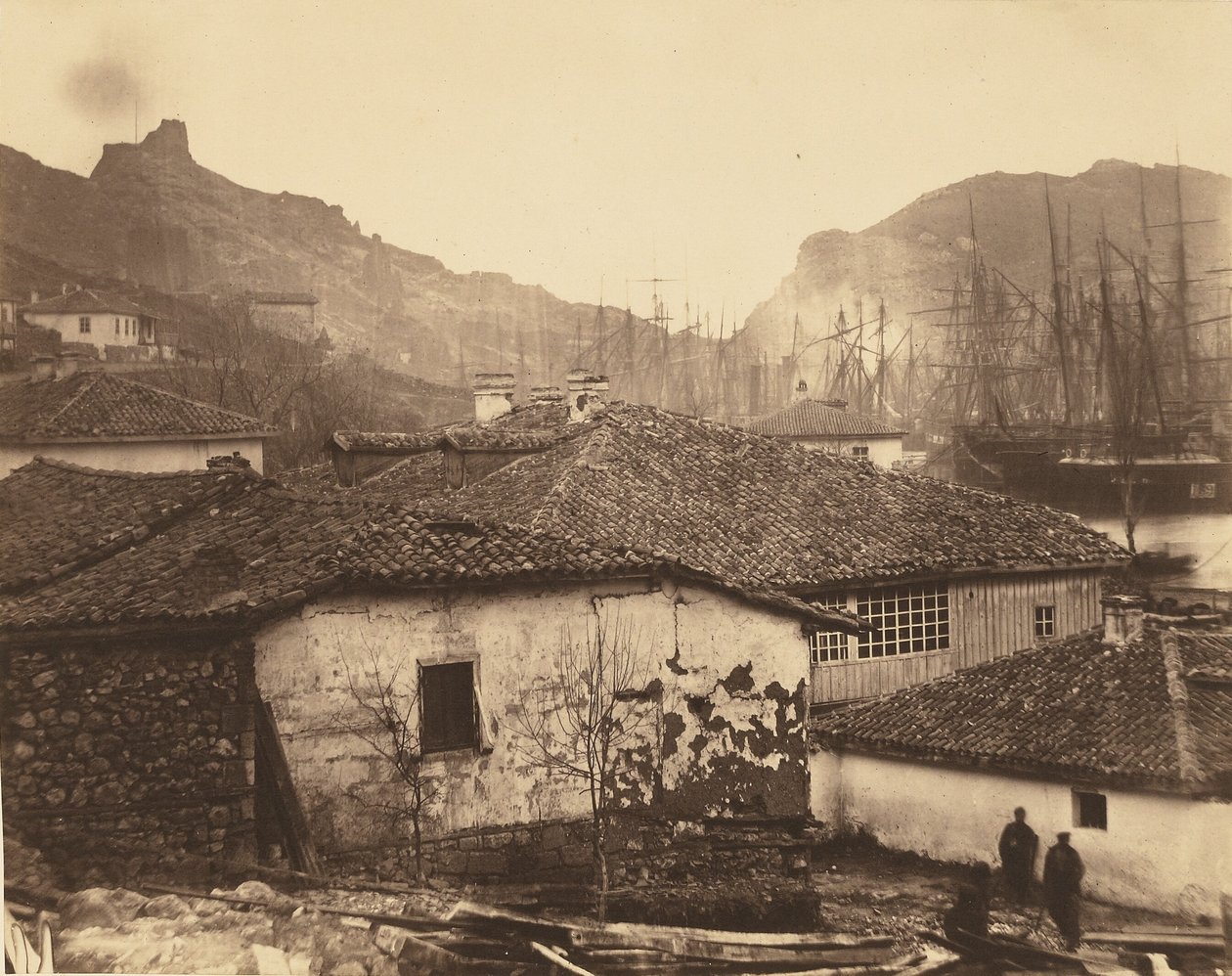Cottages at Balaklava by Roger Fenton
