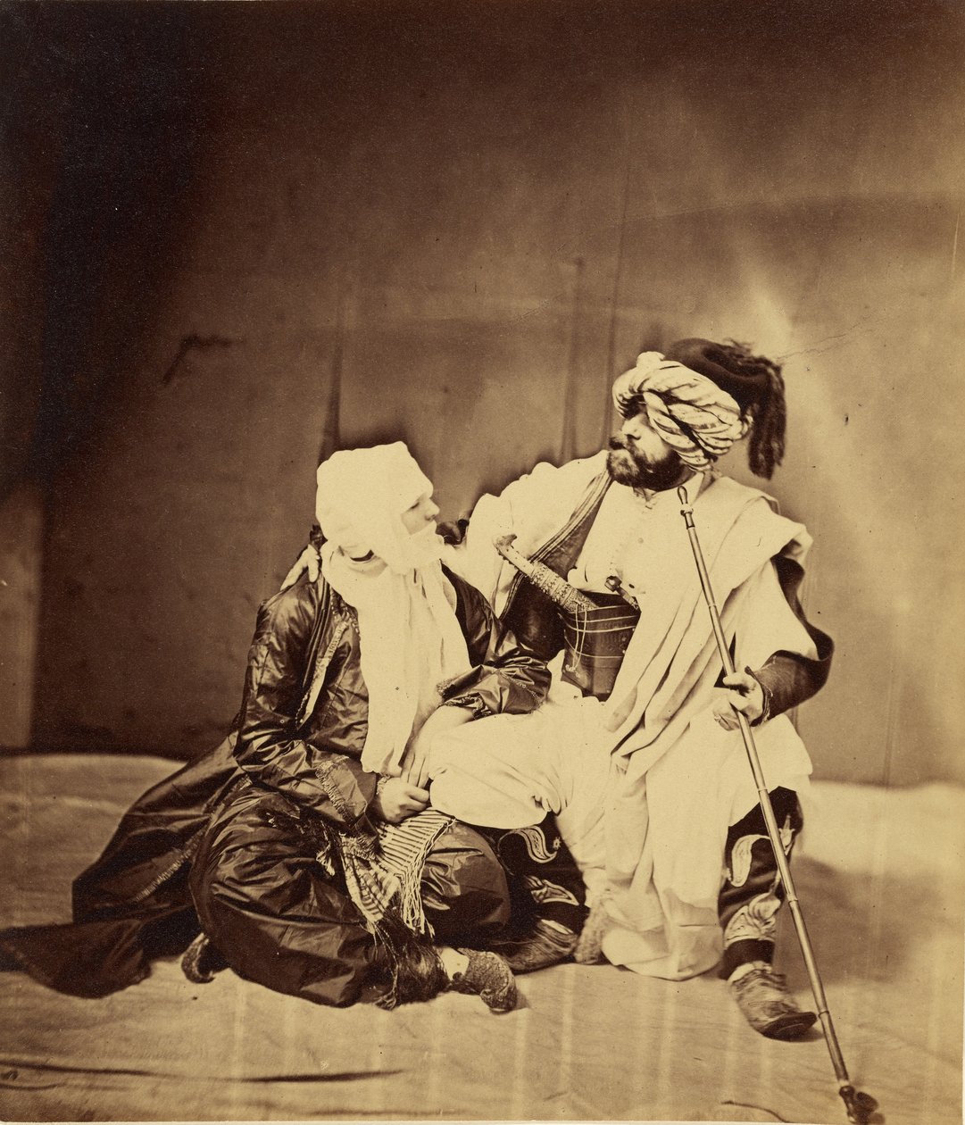 Couple in Fancy Dress by Roger Fenton
