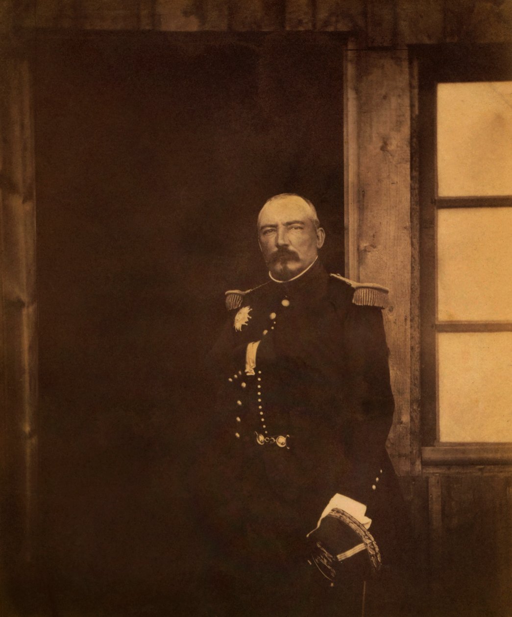French General Pierre Bosquet, Three-Quarter Portrait, Crimean War, Crimea, Ukraine by Roger Fenton