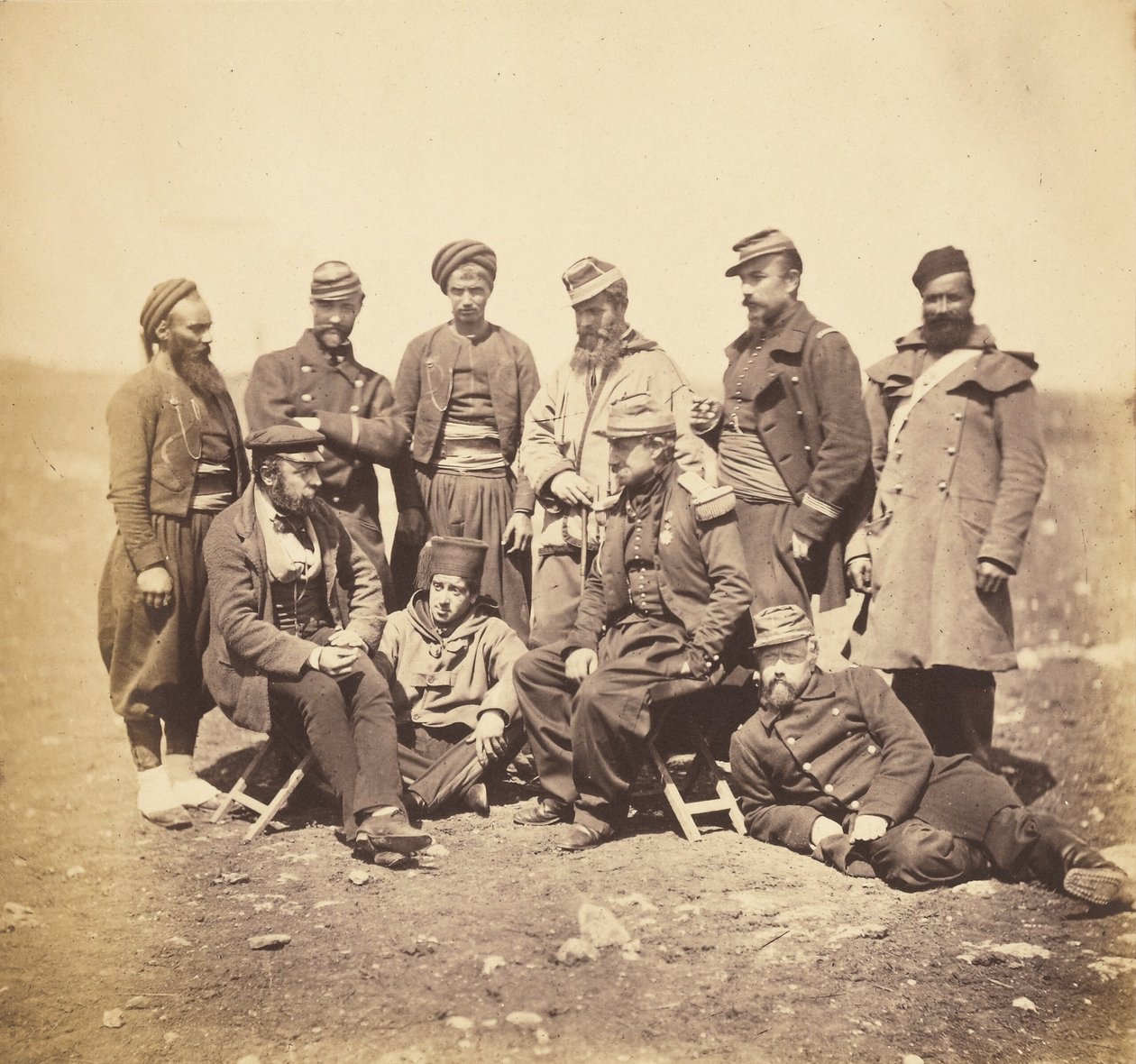 General Cisse & Officers & Soldiers of General Bosquet