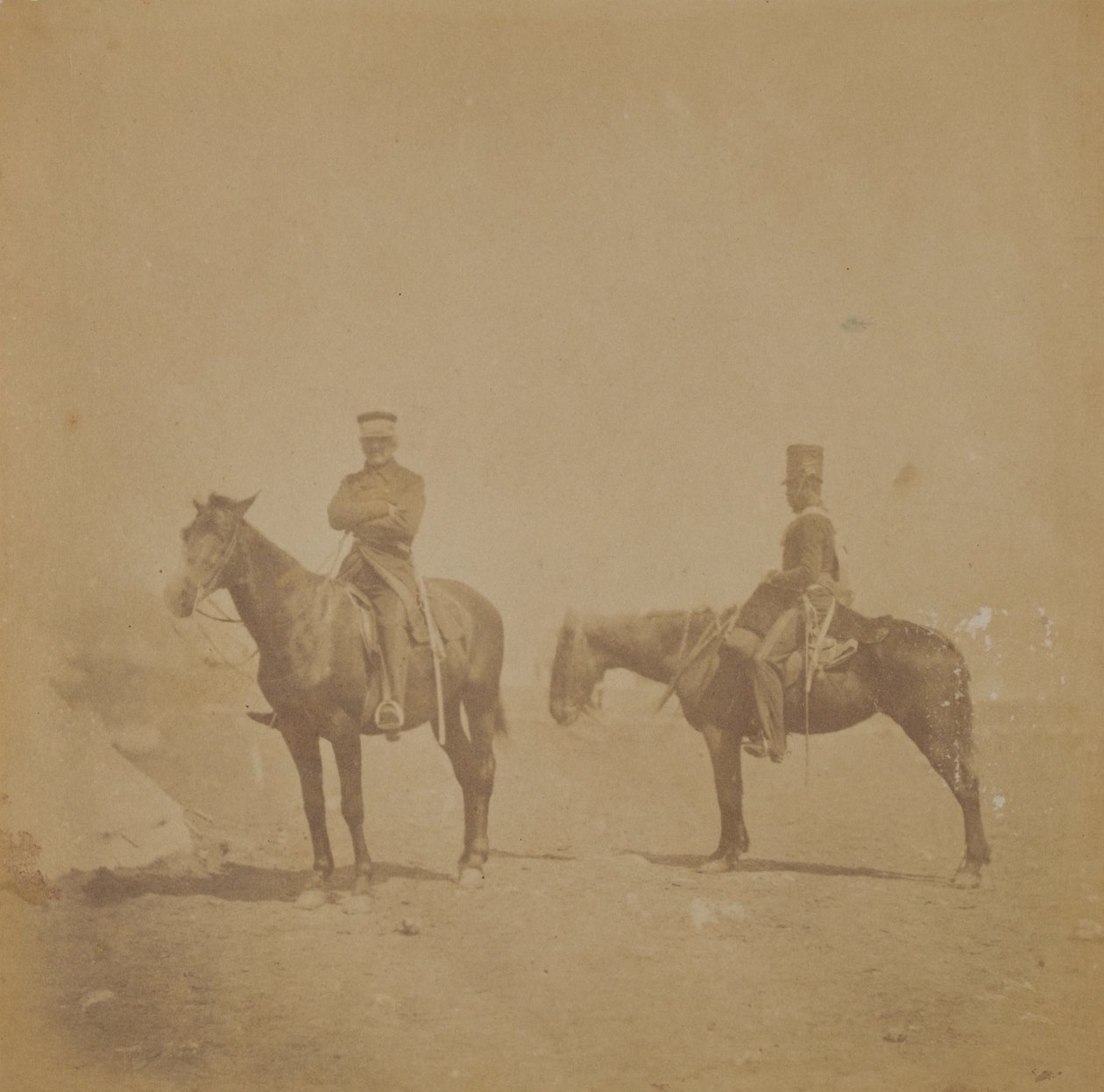 General Sir John Pennefather and an Orderly by Roger Fenton