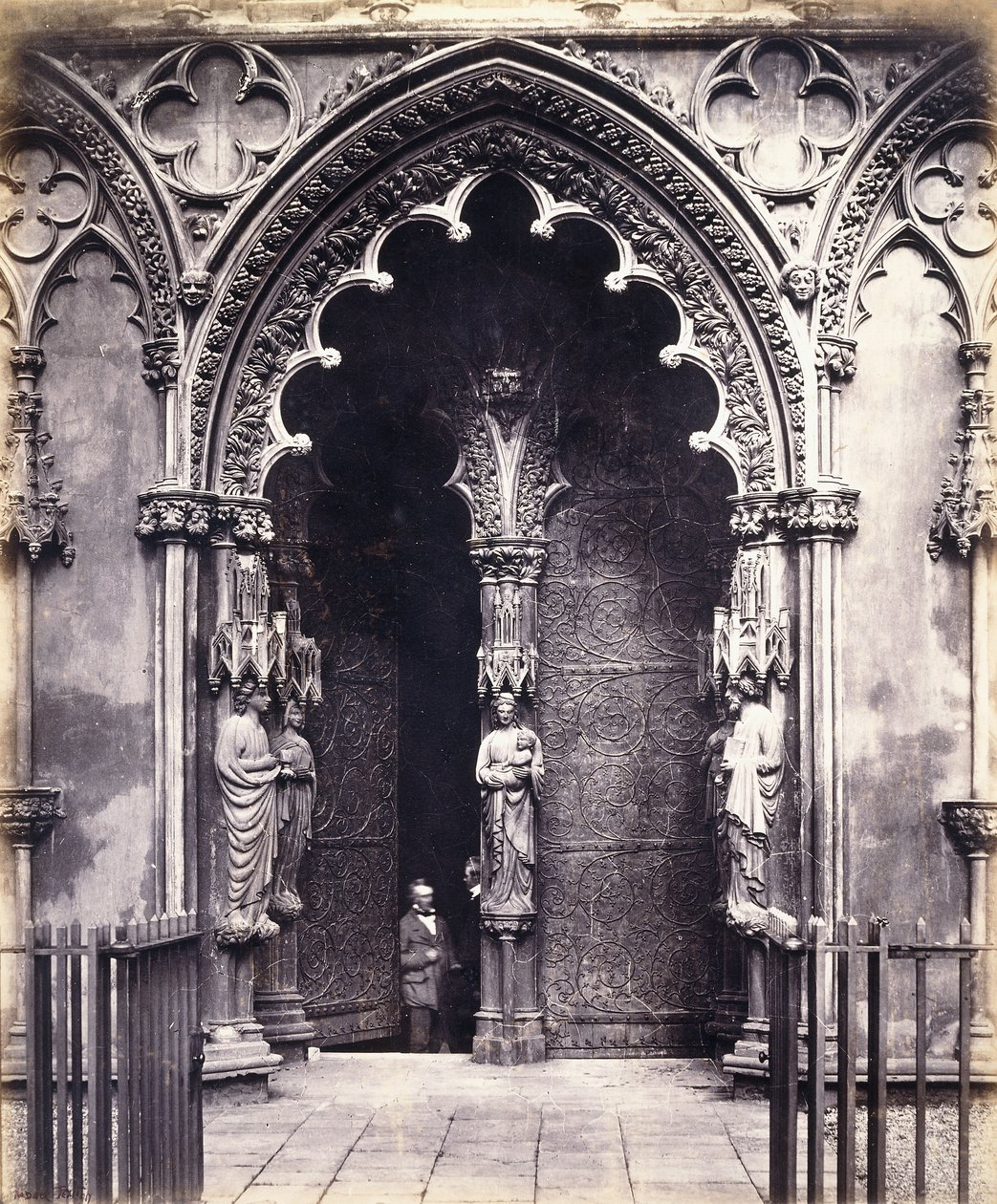 Lichfield: the West Porch by Roger Fenton