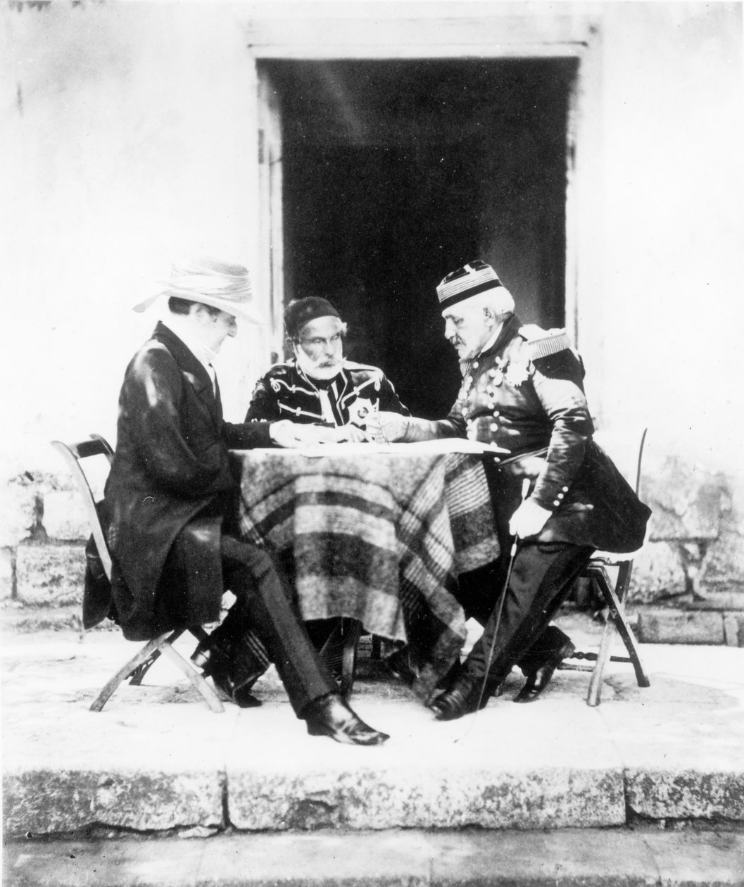 Lord Raglan, Omar Pasha and General Pelissier, Crimea