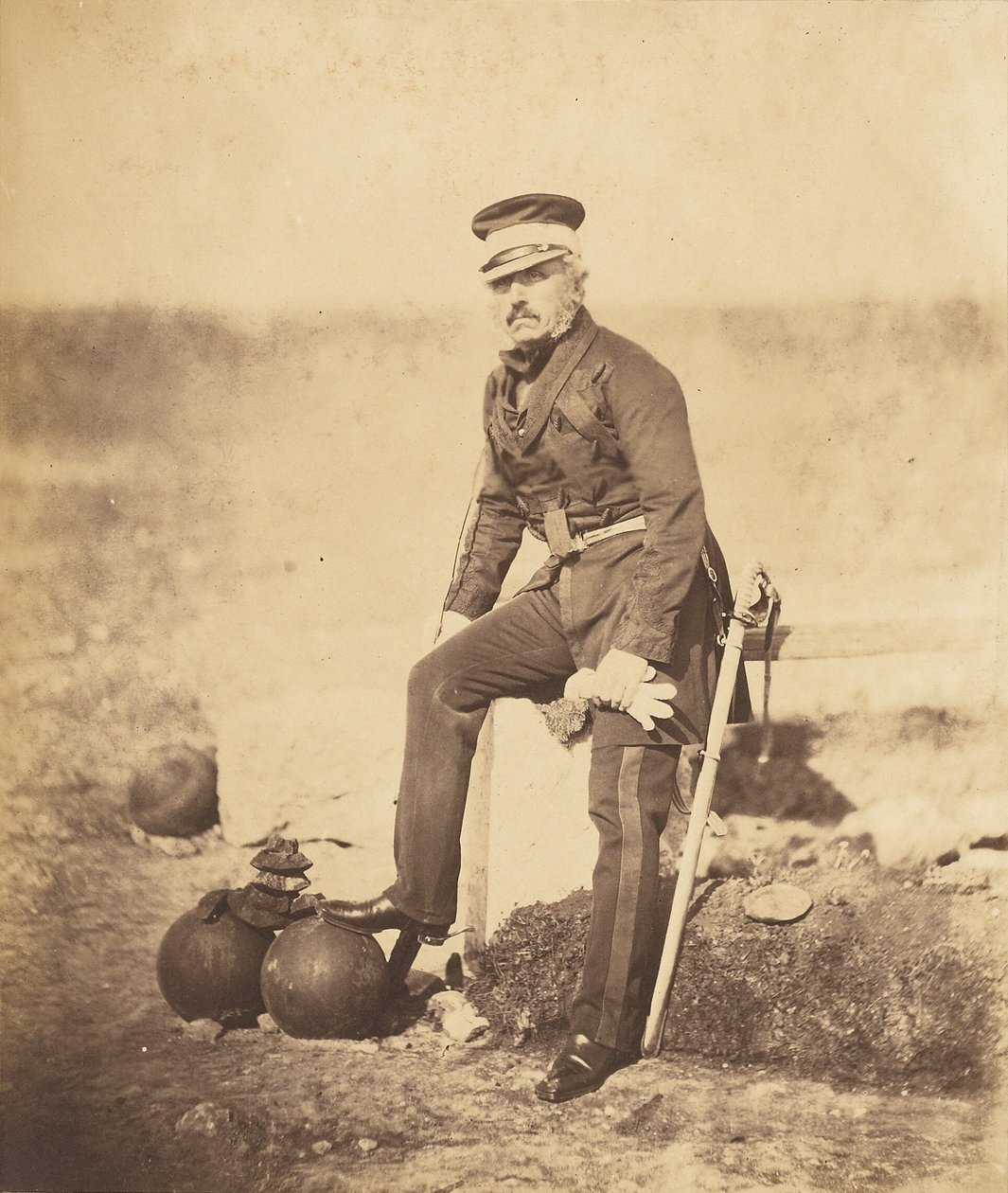 Lt. General Barnard, C.B. by Roger Fenton