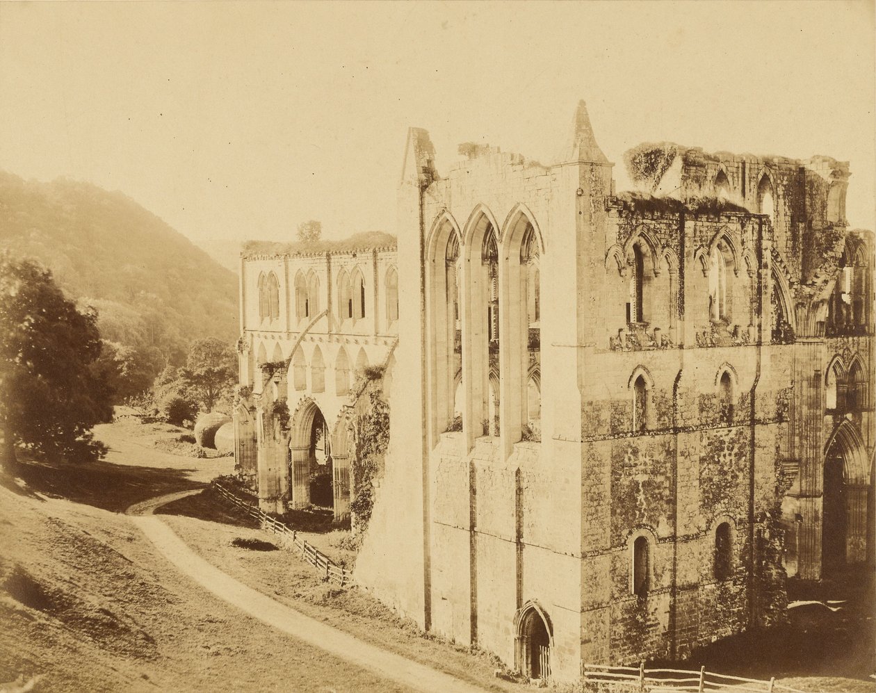 Rievaulx Abbey by Roger Fenton