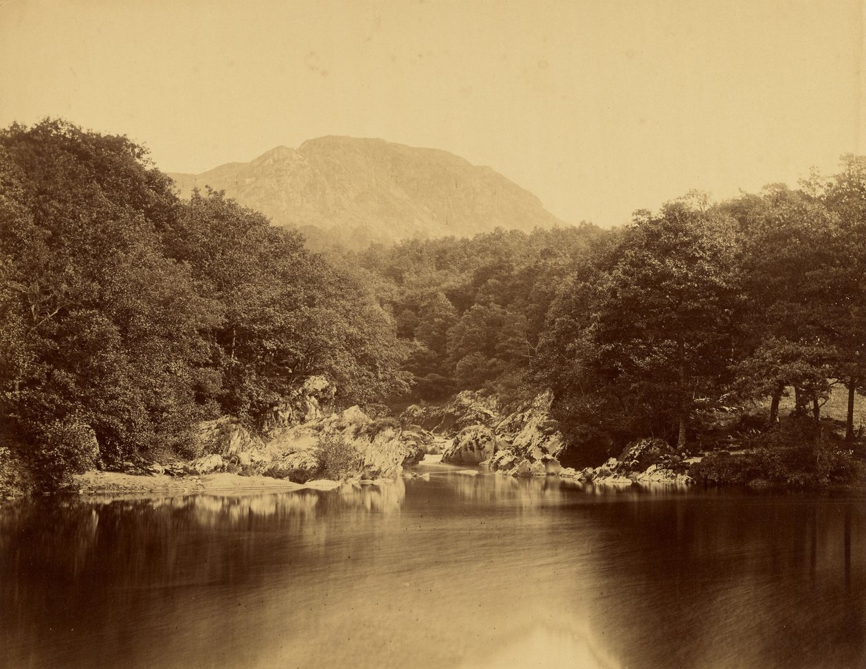 The Llyn Glas, on the Conway by Roger Fenton