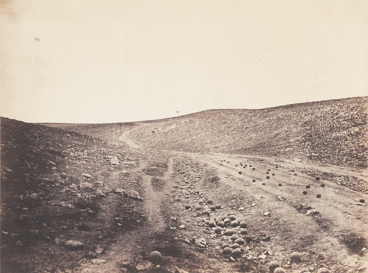 The Valley of the Shadow of Death by Roger Fenton