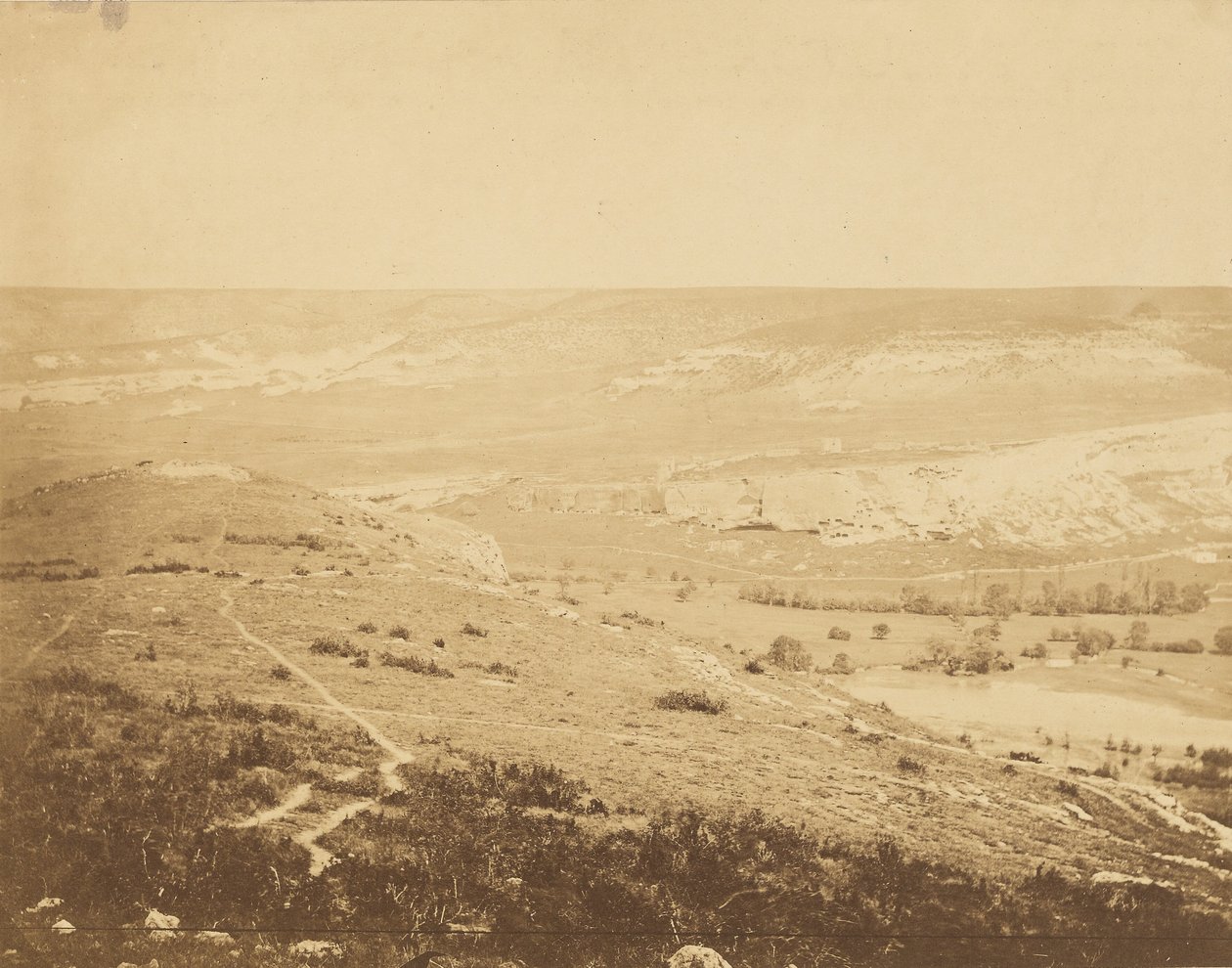 Valley of Inkermann II by Roger Fenton