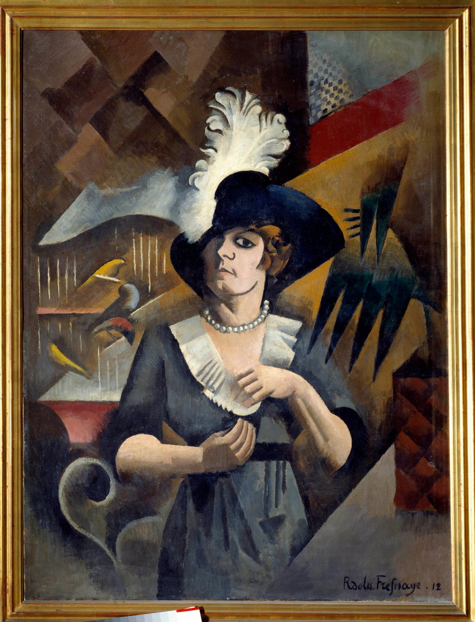 Portrait of Alice in the Big Hat by Roger de La Fresnaye