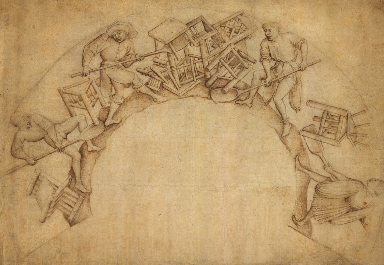 Men Shoveling Chairs by Rogier van der Weyden