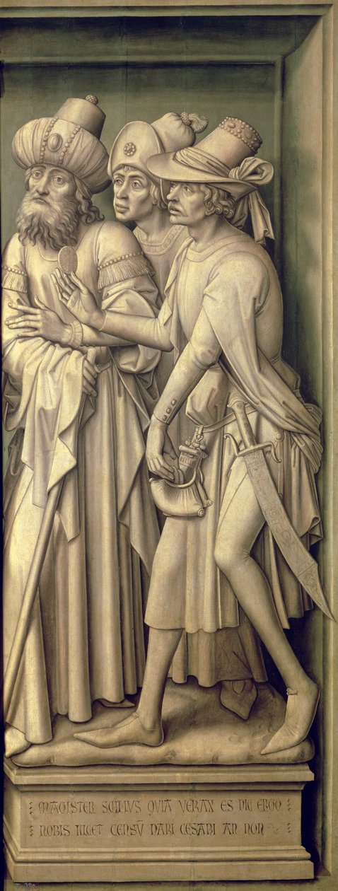 Three Pharisees with Caesar