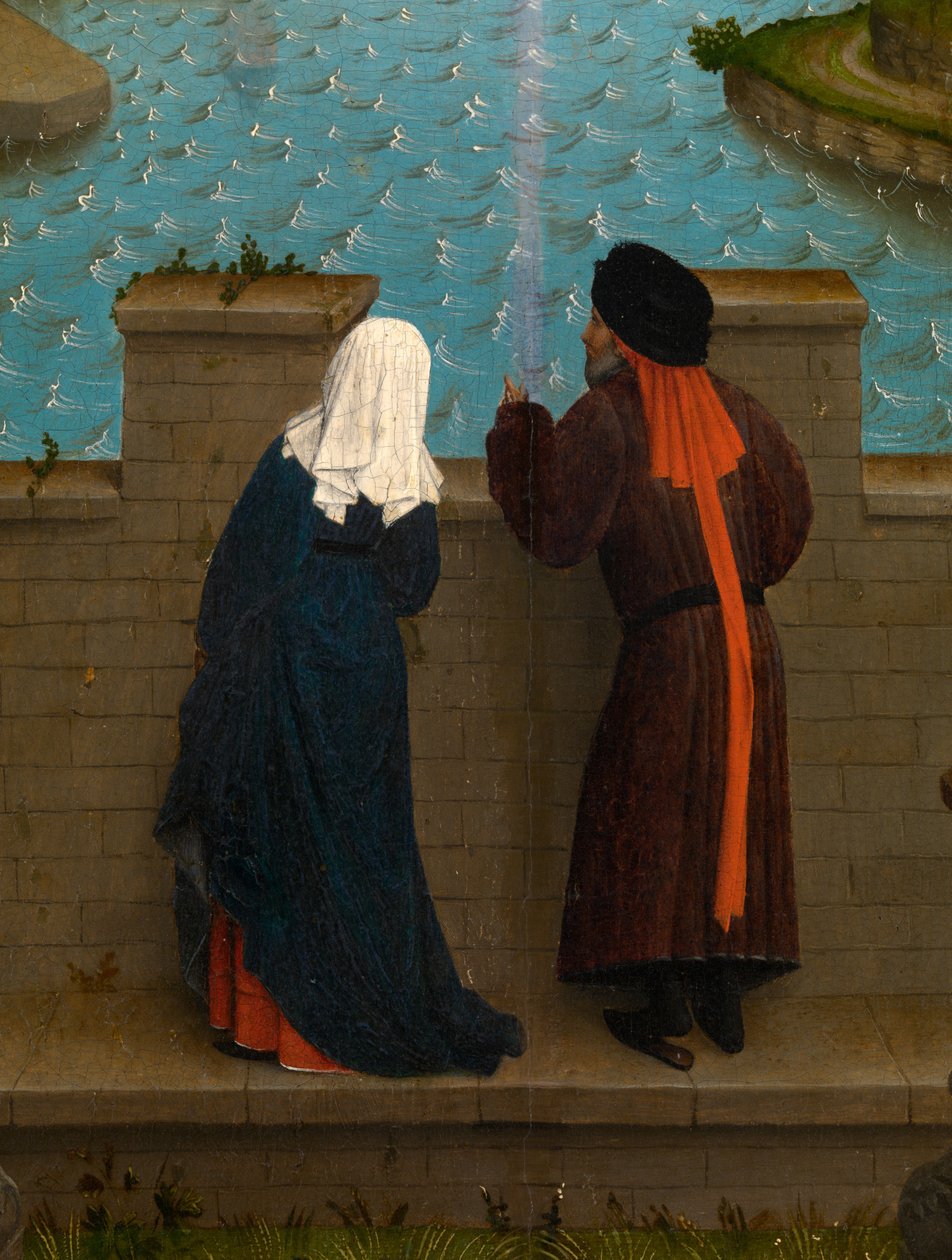 (detail) Saint Luke Drawing the Virgin