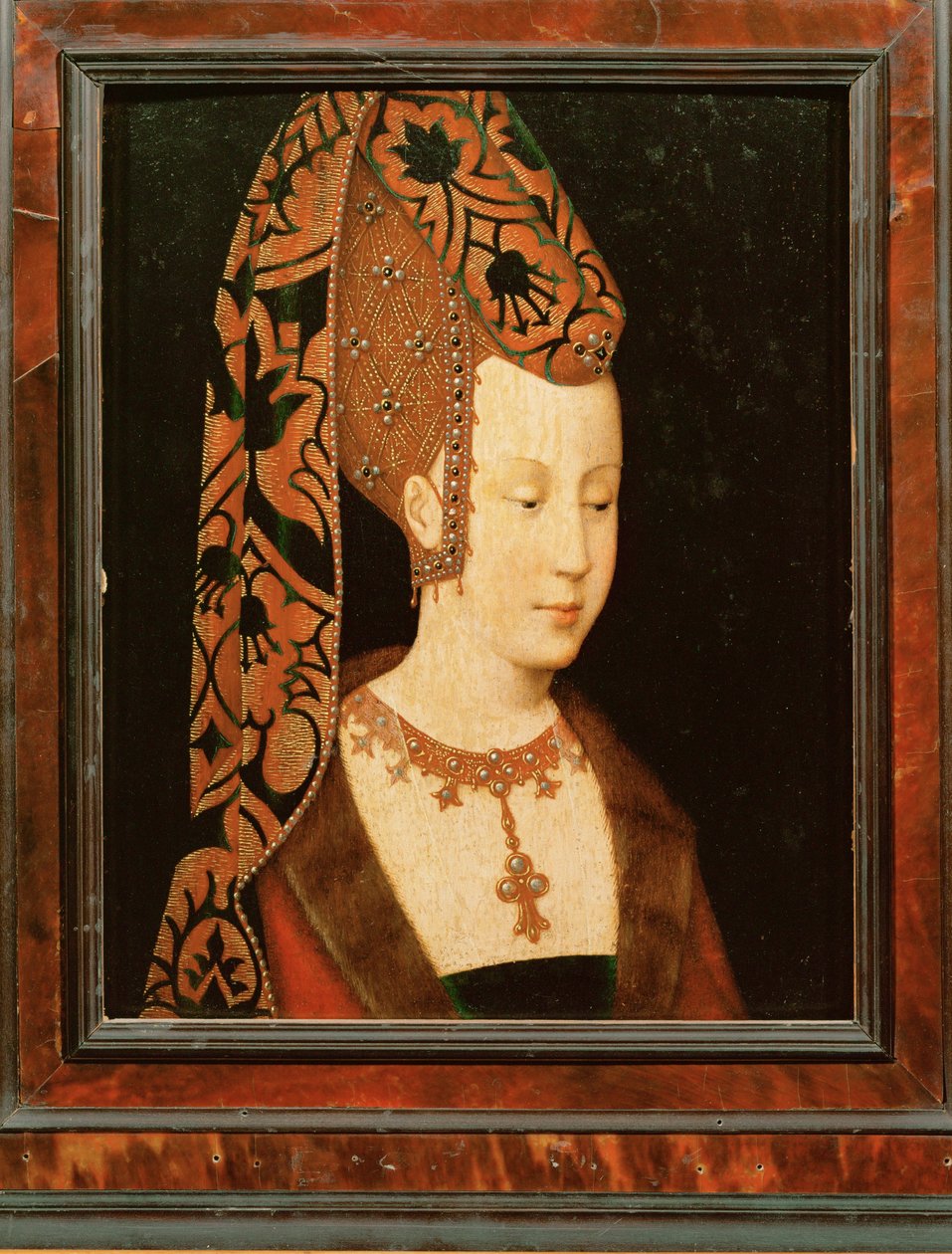 Isabelle de Bourbon, Wife of Charles the Bold, or Isabella of Portugal, Wife of Philip the Good by Rogier van der Weyden