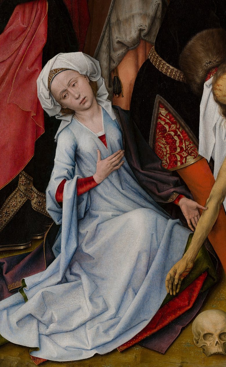Lamentation (Mauristhuis) (detail) by Rogier van der Weyden
