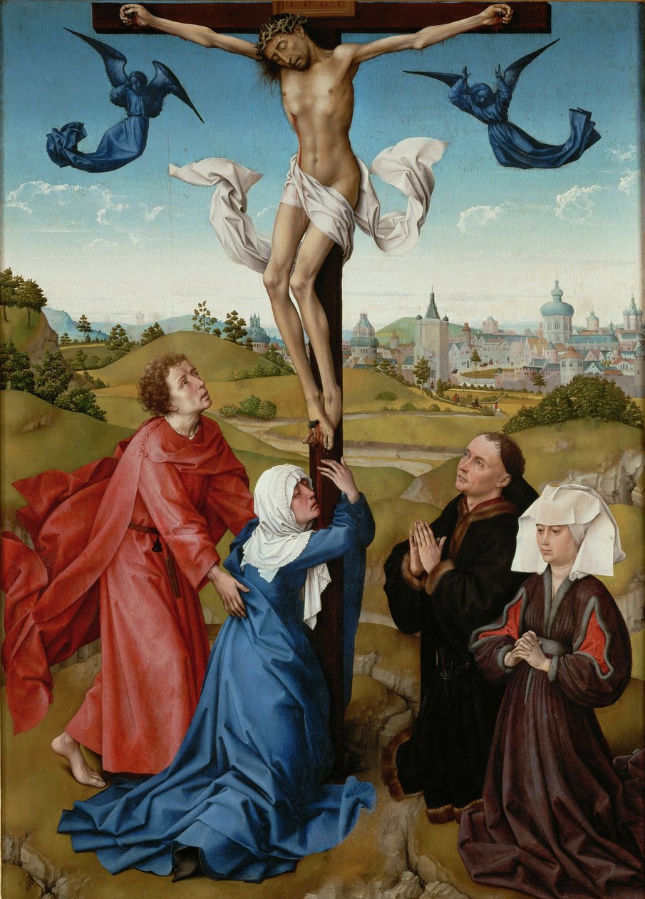 The Crucifixion Triptych, c. 1440 by Rogier van der Weyden