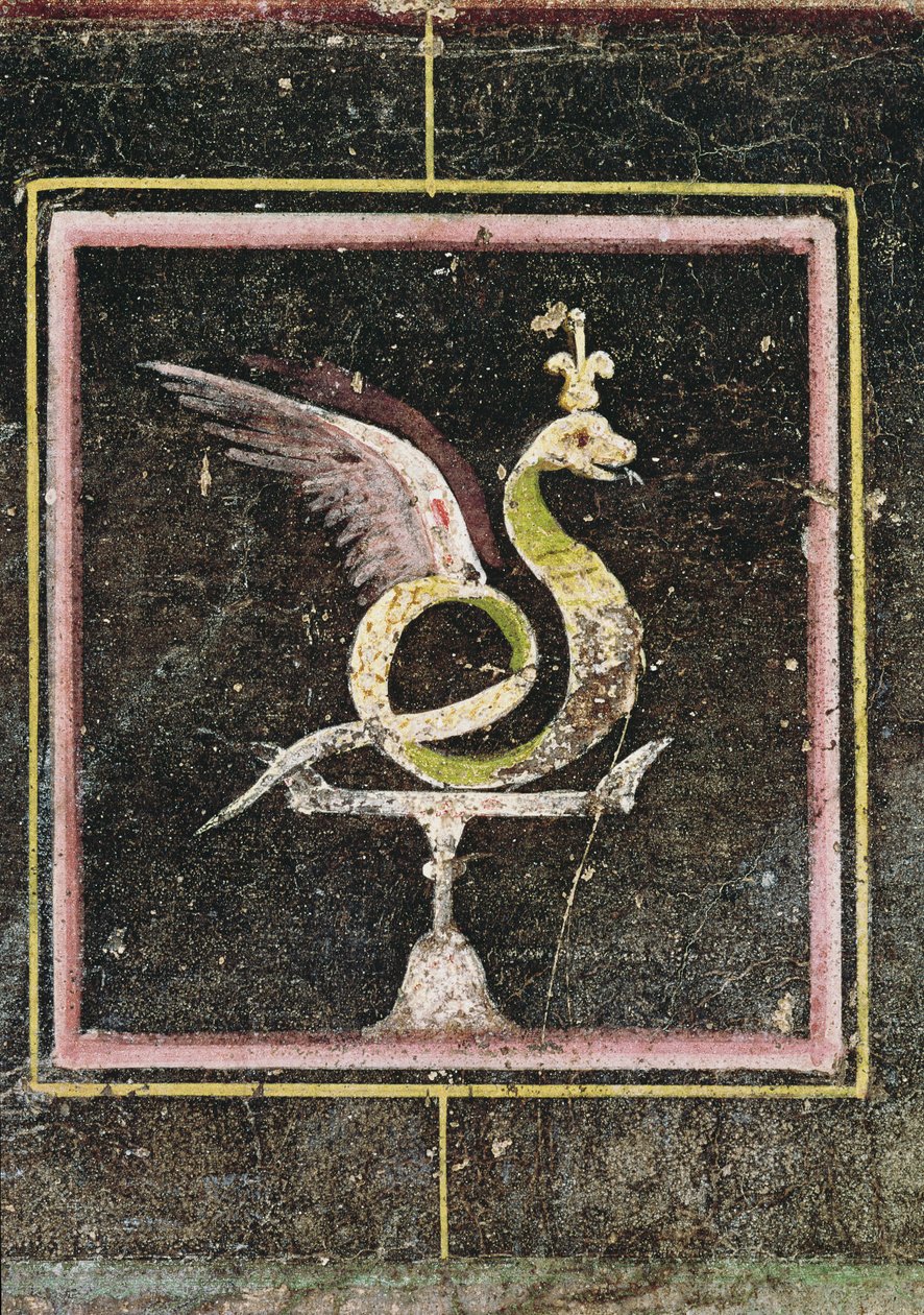 A Winged Serpent (detail) by Roman