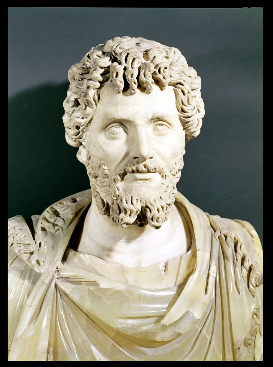 Bust of Emperor Septimus Severus by Roman