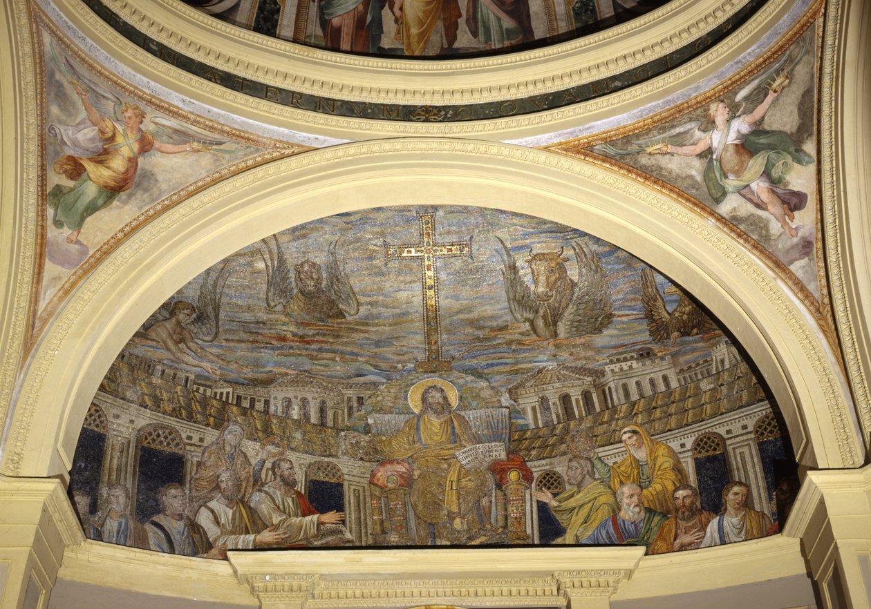 Christ Among the Apostles by Roman