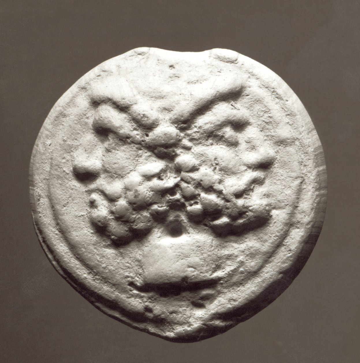 Coin Depicting the God Janus, 753 BC-476 AD by Roman