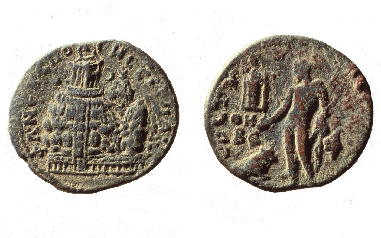Coins of Macrinus, 217 by Roman