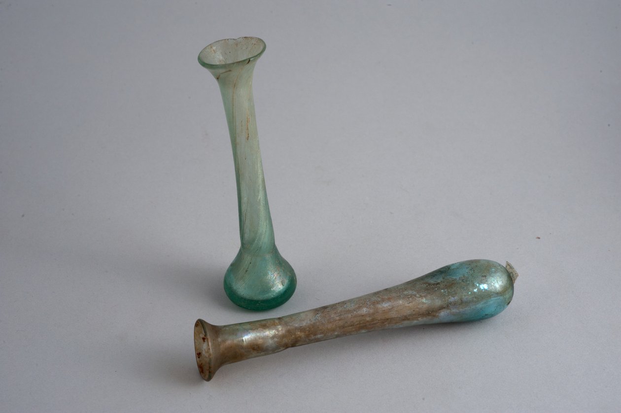 Conical and tubular flasks by Roman