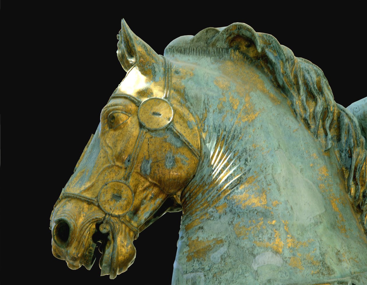 Detail from the Equestrian Statue of Marcus Aurelius by Roman