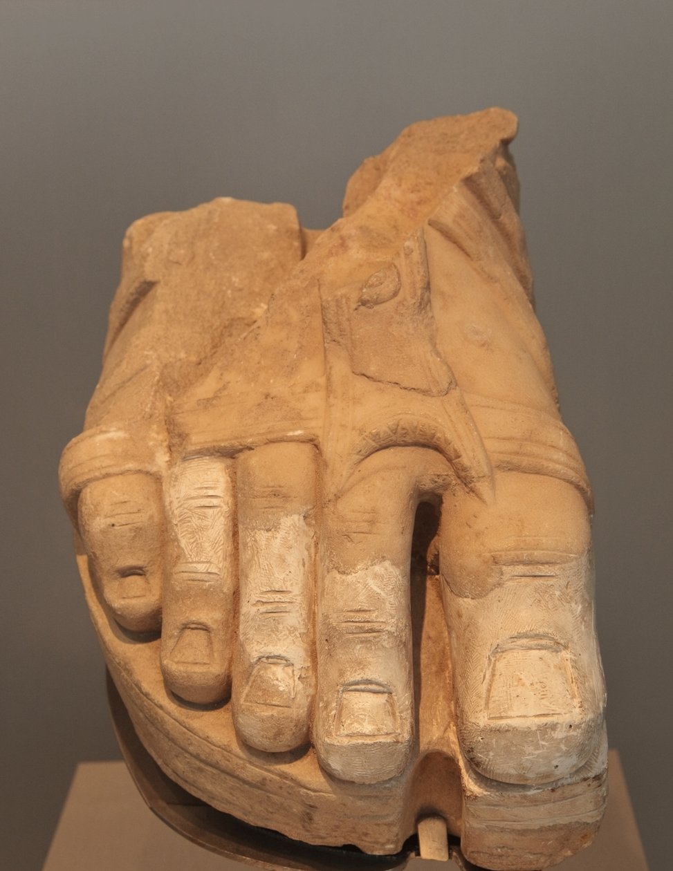 Fragment of a Foot from a Colossal Statue, 1st-2nd Century AD by Roman