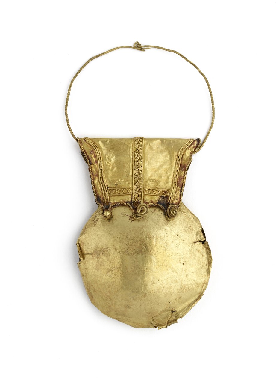 Gold bulla, 1-79 AD by Roman