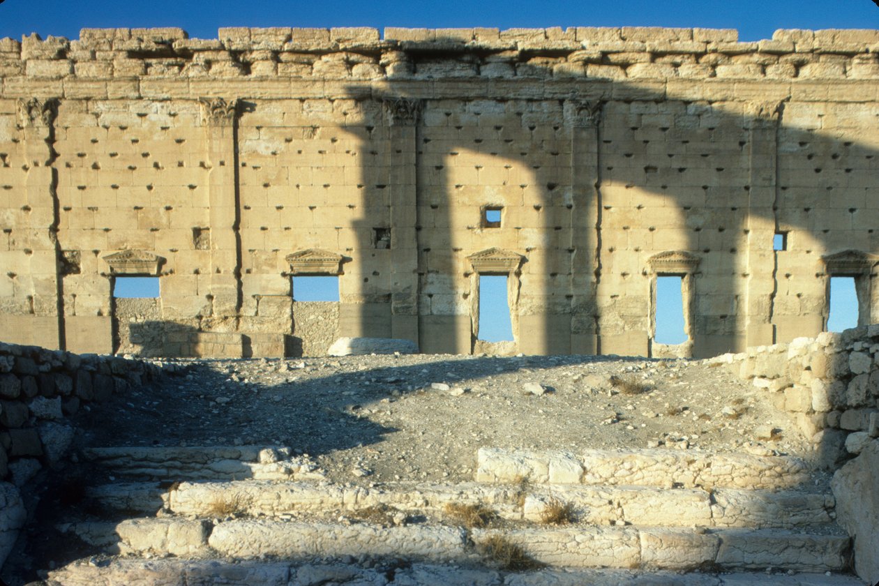 Interior of a Large Structure with Fixings by Roman