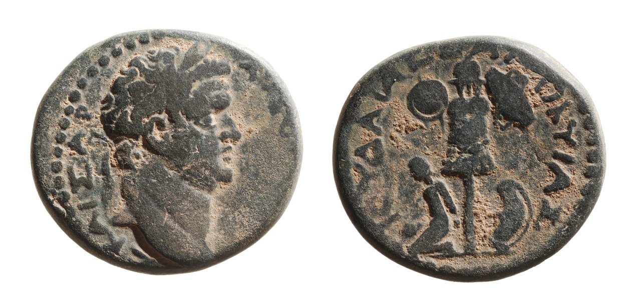 Judea Capta, Titus Coin by Roman