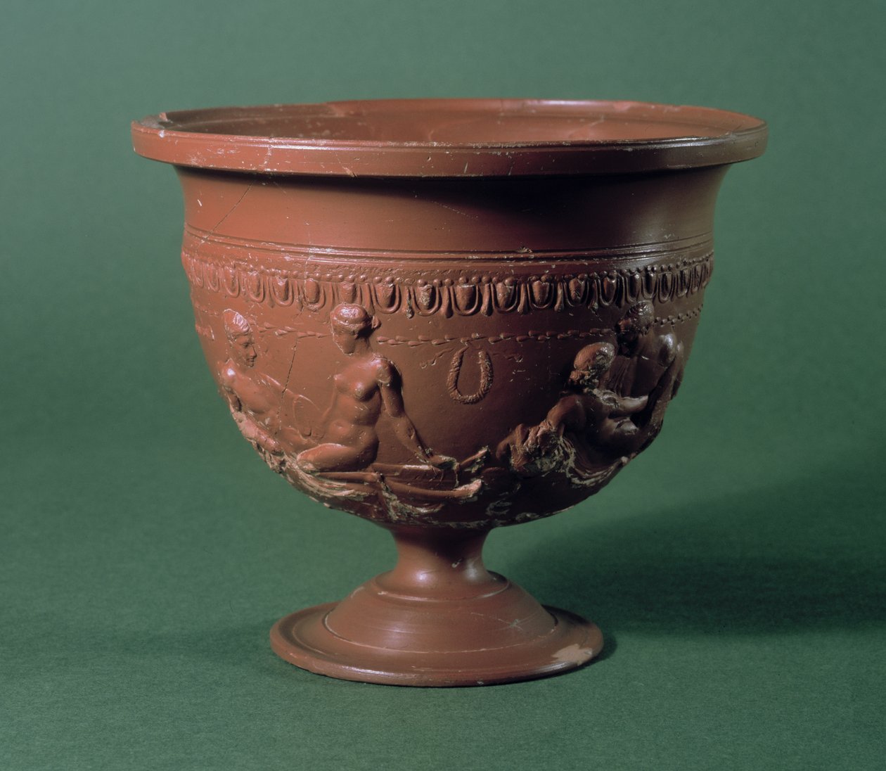 Krater Depicting Lovers, Arezzo, c.1st Century BC-1st Century AD by Roman