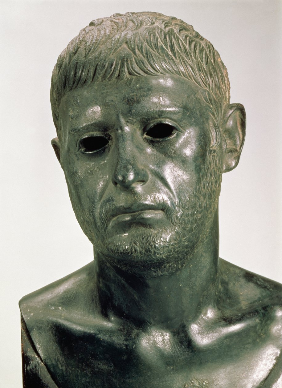 Portrait of an Unknown Roman Warrior by Roman