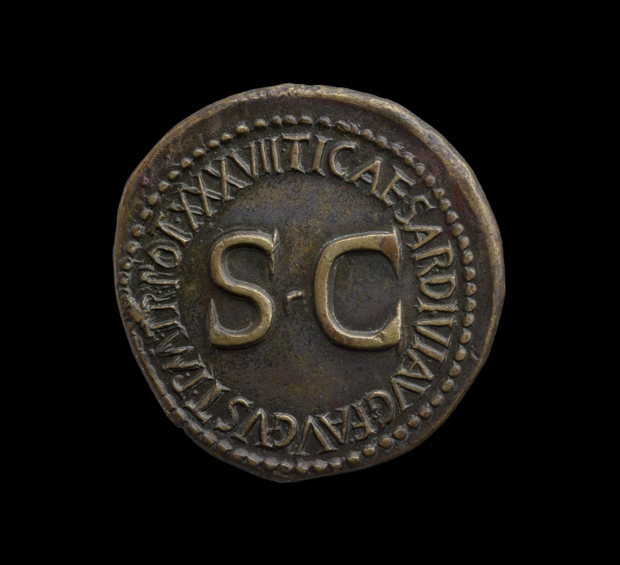 Roman Imperial Coin from Rome, AD 35-36 by Roman