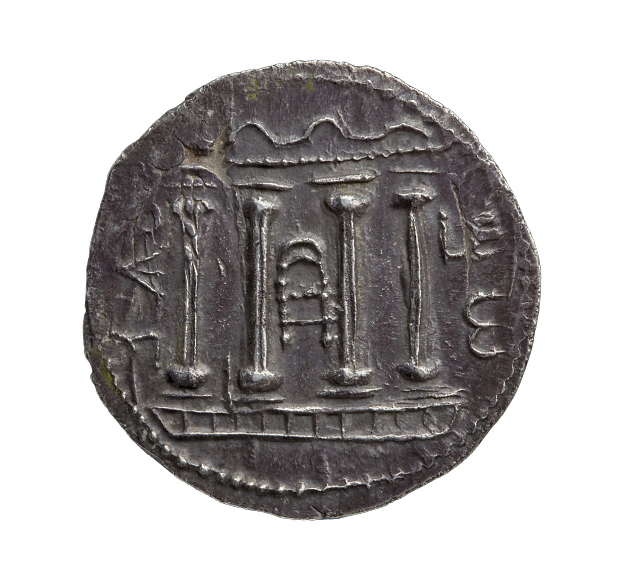 Roman Provincial Silver Coin from Judea, AD 132 by Roman