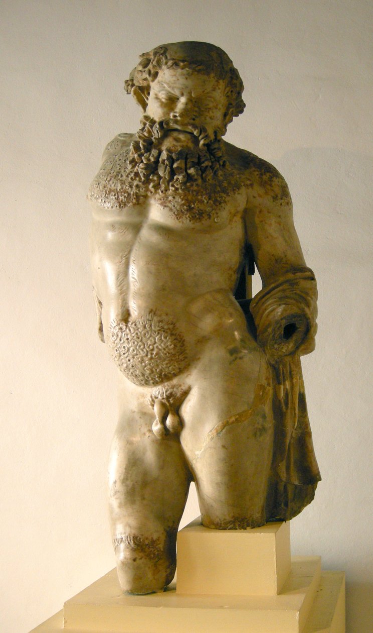 Silenus, Drunk, Copy of a Greek Original by Roman