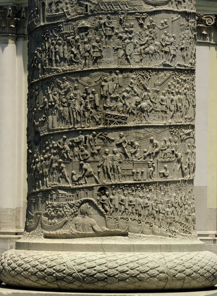 The Battle against the Dacians (detail) by Roman