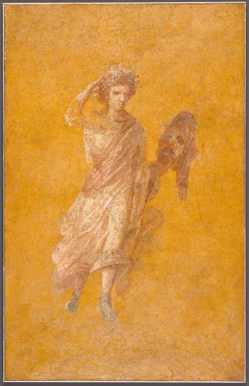 Wall Fragment of a Muse by Roman