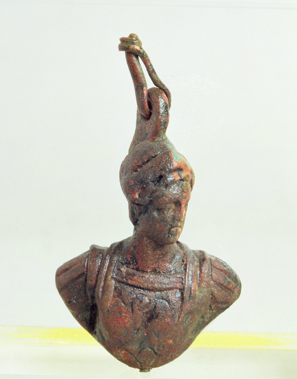 Weight for Scales in the Form of a Bust of Minerva, Roman by Roman