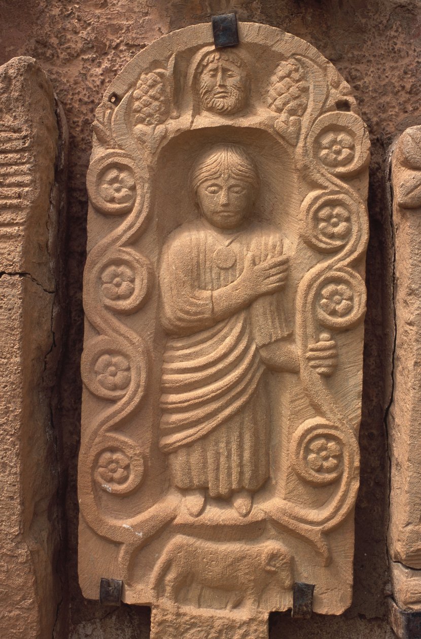 Stela with a human figure by Roman Imperial Period