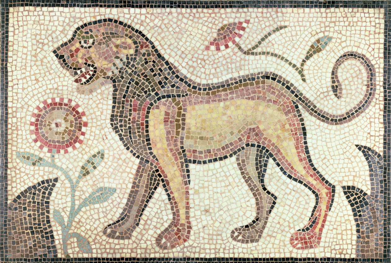 Lion, from Tunis, Probably Late 5th Century AD by Roman Roman