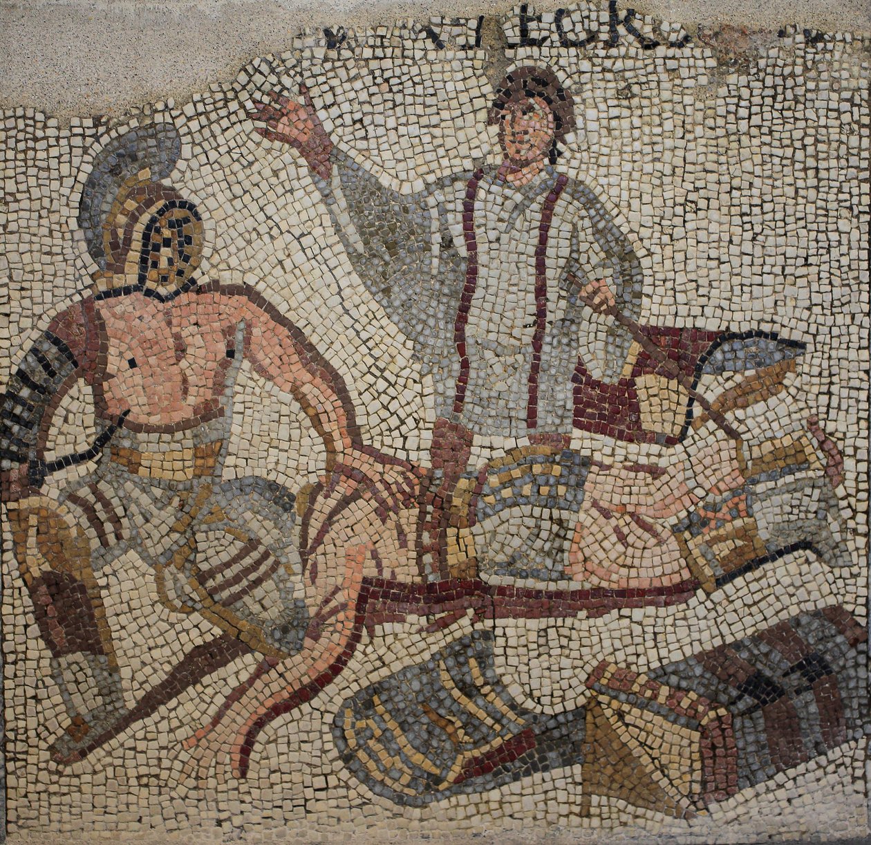 A Gladiator Fight with the Referee by Roman